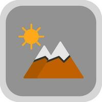 Mountains Vector Icon Design