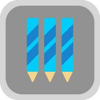 Color pencils Vector Icon Design