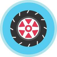 Wheels Vector Icon Design