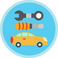 Car maintenance Vector Icon Design