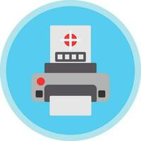 Print test Vector Icon Design