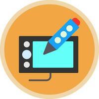 Drawing tablet Vector Icon Design