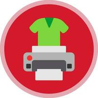 Dtg printer Vector Icon Design