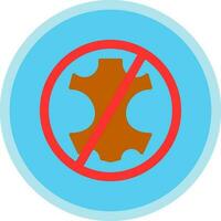 No leather Vector Icon Design