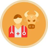 Veterinarian Vector Icon Design