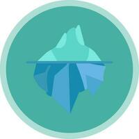 diseño de icono de vector de iceberg