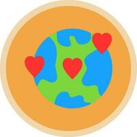 Mother earth day Vector Icon Design