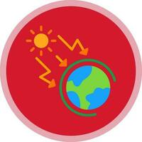 Greenhouse effect Vector Icon Design