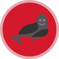 Seal Vector Icon Design