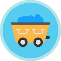 Trolley Vector Icon Design