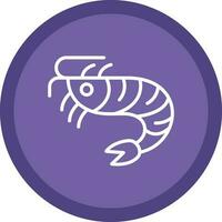 Shrimp Vector Icon Design