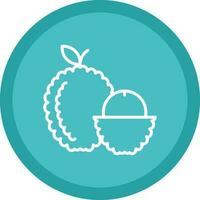 lychee vector icono diseño