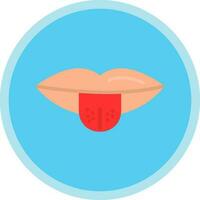 Tongue out Vector Icon Design