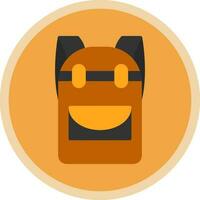 Backpack Vector Icon Design