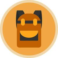 Backpack Vector Icon Design