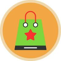 diseño de icono de vector de bolsa de compras