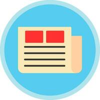 Newspaper Vector Icon Design