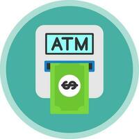 Atm machine Vector Icon Design