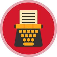 Typewriter Vector Icon Design