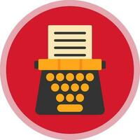 Typewriter Vector Icon Design