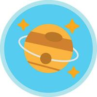 Saturn Vector Icon Design