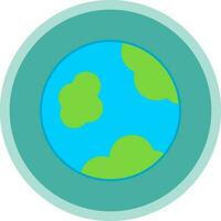 Planet earth Vector Icon Design