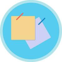 Sticky notes Vector Icon Design