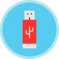 Pendrive Vector Icon Design