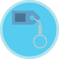 Key tag Vector Icon Design