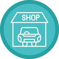 Car shop Vector Icon Design