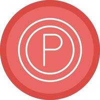 Parking Vector Icon Design