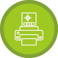 Print test Vector Icon Design
