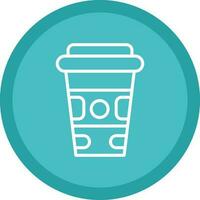 Paper cup Vector Icon Design