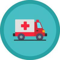 Ambulance Vector Icon Design