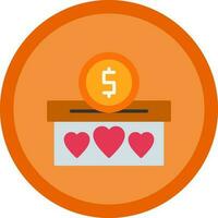 Donation Vector Icon Design