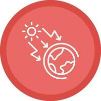 Greenhouse effect Vector Icon Design