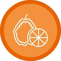 Kaffir lime Vector Icon Design