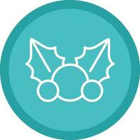 Mistletoe Vector Icon Design