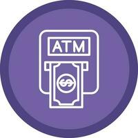 Atm machine Vector Icon Design