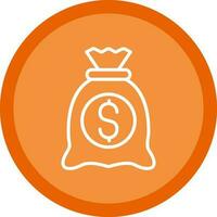 Money bag Vector Icon Design