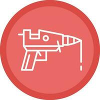 Hot glue gun Vector Icon Design