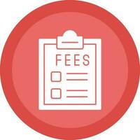 Fees Vector Icon Design