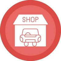 Car shop Vector Icon Design