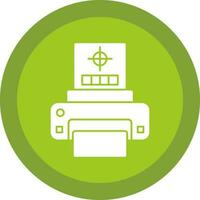 Print test Vector Icon Design