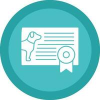 Certificate Vector Icon Design