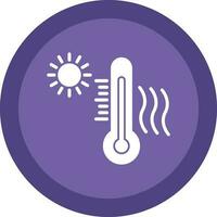 diseño de icono de vector de onda de calor