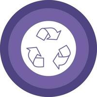 diseño de icono de vector de reciclaje