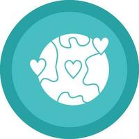 Mother earth day Vector Icon Design