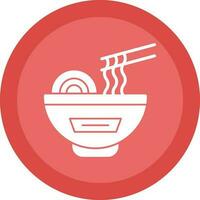 Noodles Vector Icon Design