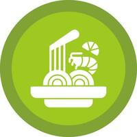 Pad thai Vector Icon Design